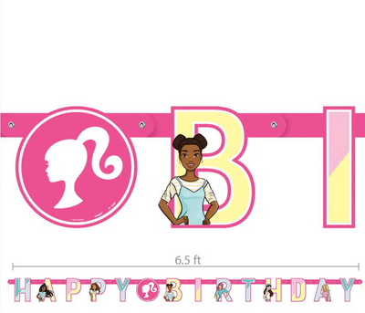 Barbie Jointed Banner 6FT