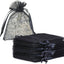 Organza Black 4"x5" 10pcs