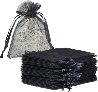 Organza Black 4"x5" 10pcs