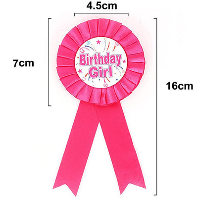 Award Birthday Girl Ribbon