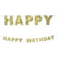 Golden Age Birthday Fringed Letter Banner