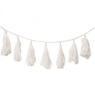 Paper Garland/ Guirnalda de Papel Blanca
