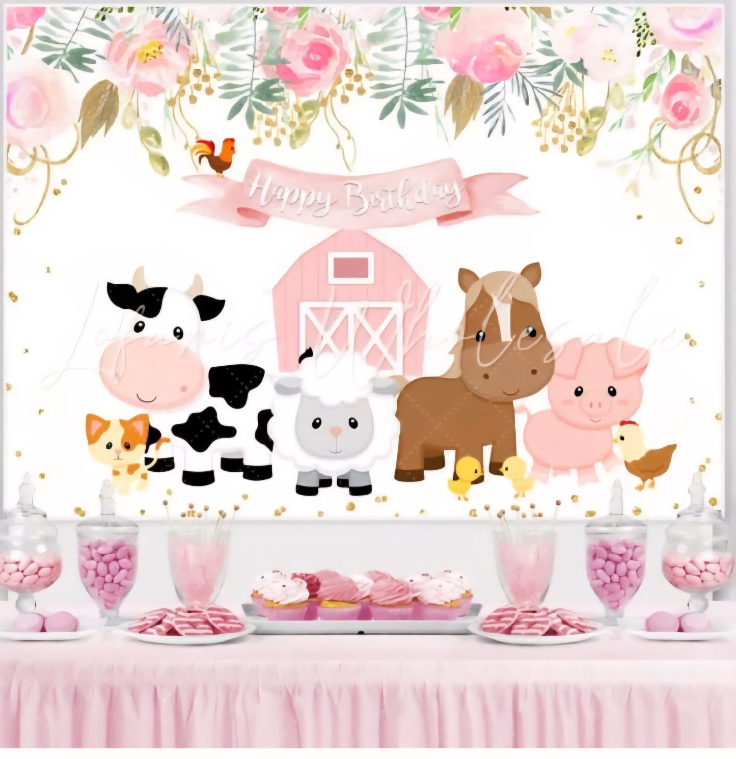 Backdrop Granja Niña