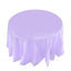 Round Plastic Table-cover Lavender
