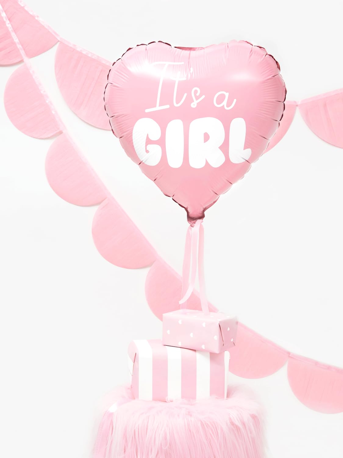 Heart It's a Girls Foil Balloon