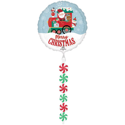 North Pole Express Christmas AirWalkers 67"
