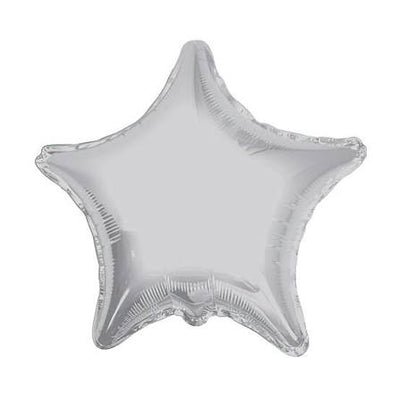 Estrella Foil Balloon Silver 30"