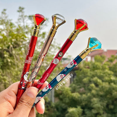 Bolígrafos de Navidad (Christmas Diamond Top Pen)