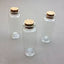 Botellas con Corcho 3pcs