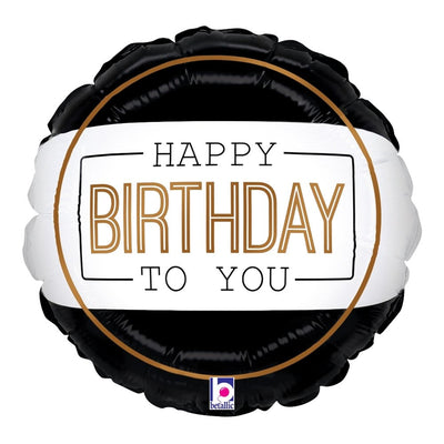Betallic 9" Classic Birthday Foil Balloon