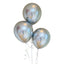 Latex Balloon Platinum Silver 12" (x12u)