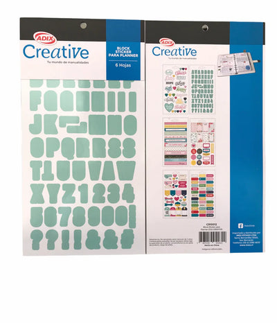 Sticker Planner 6 hojas