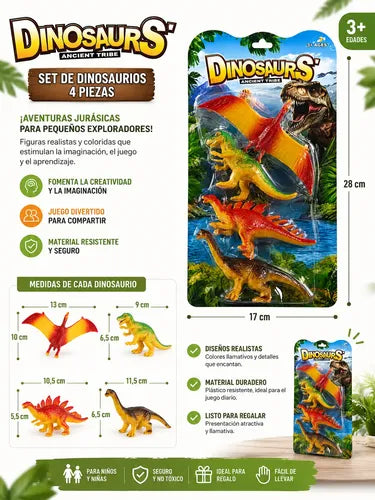Prehistoric Playset 4-Piece