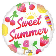 Sweet Summer Fruity Foil Balloons 18"