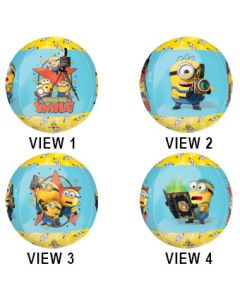 Minions 3 Orbz Foil Balloon 16"