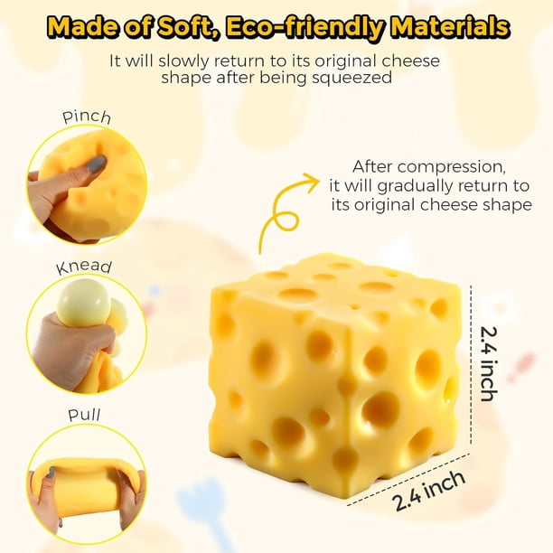 Cheese Vent Squishy Large Toy 1pcs