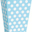 Treat Box Dots Light Blue (x8u)