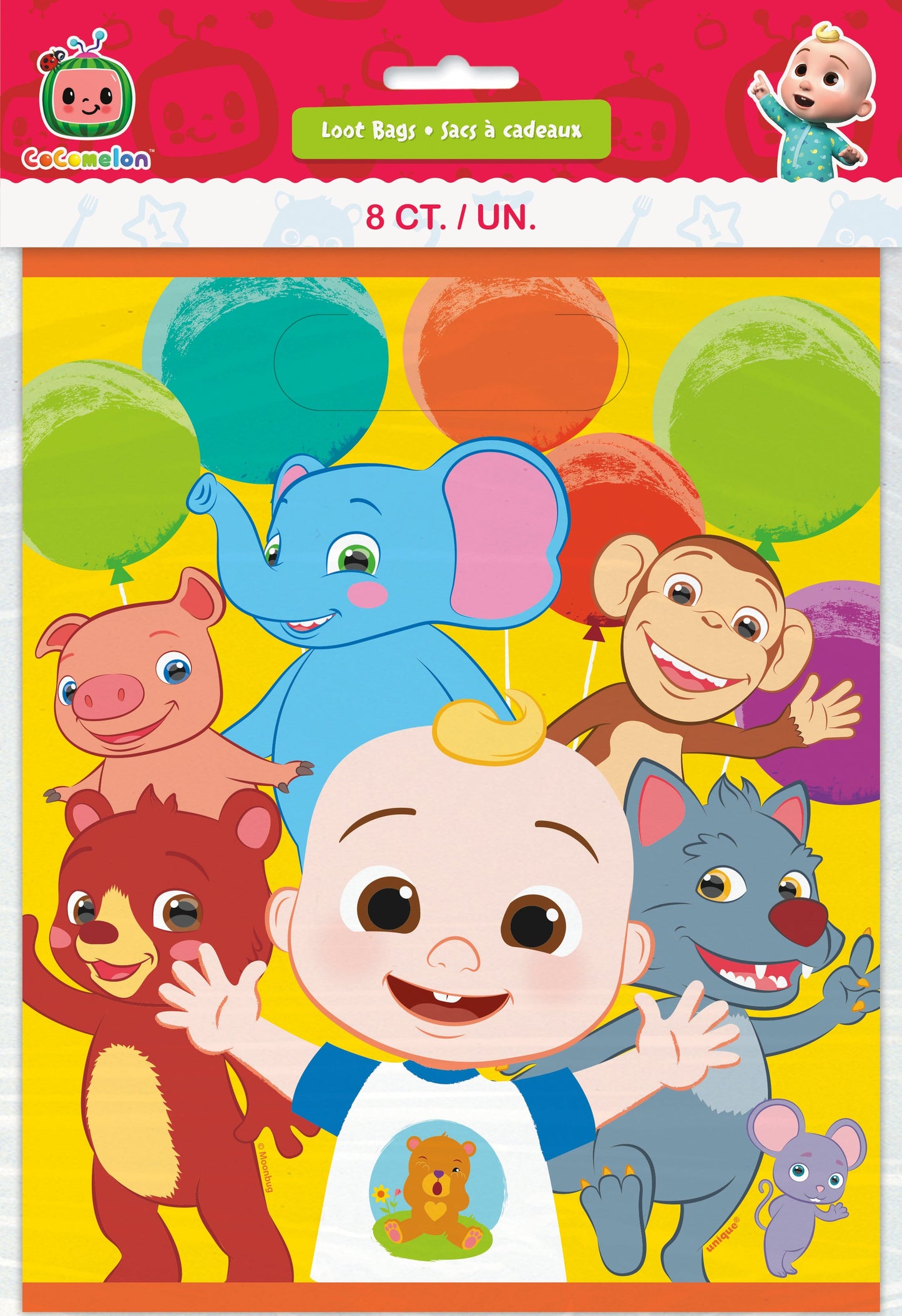 Loot Bags Cocomelon (x8u)