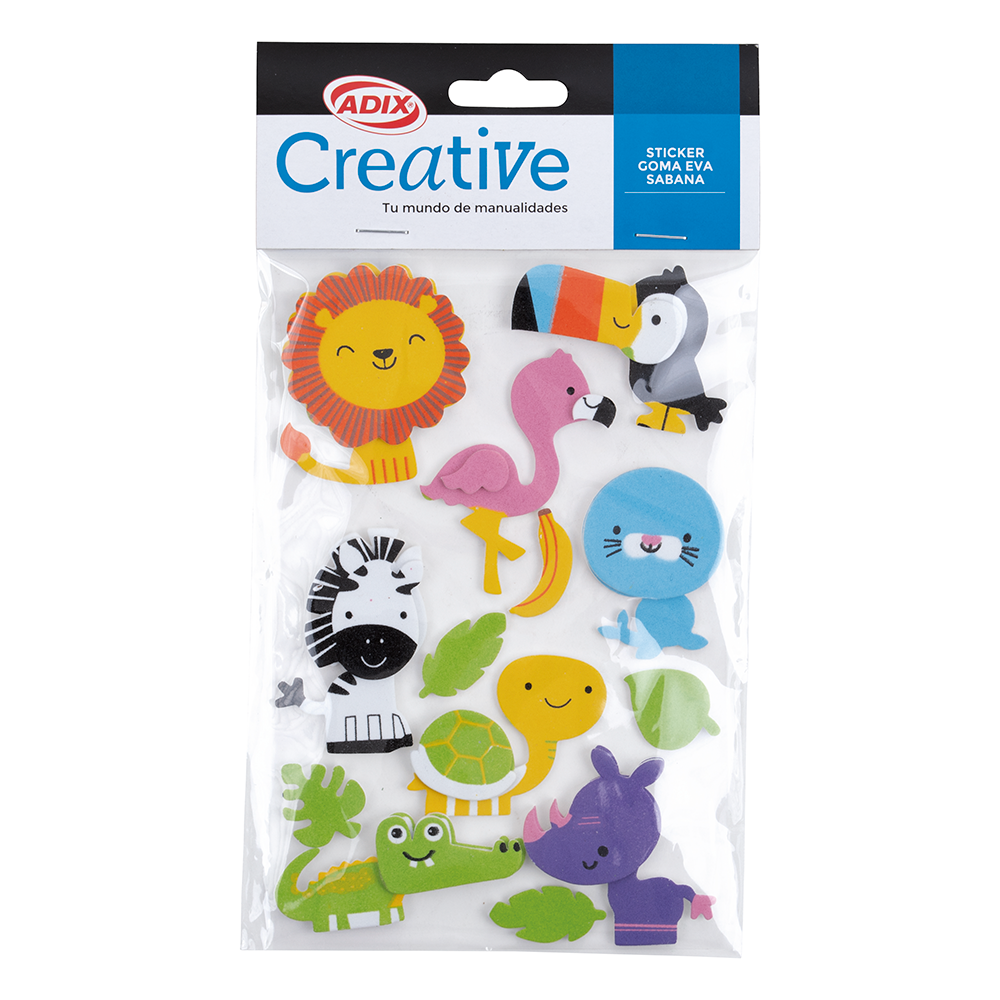 Foamies Shape Safari Adhesive