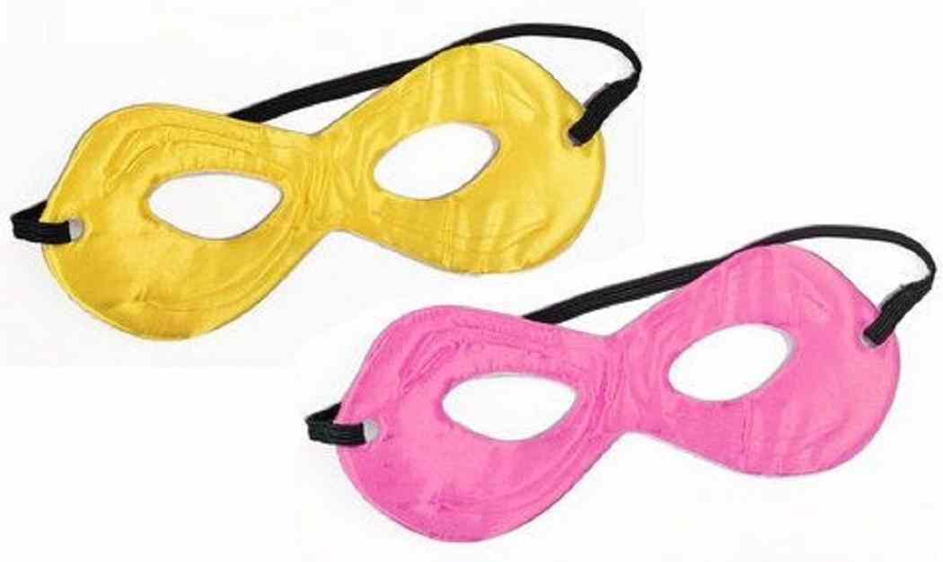Child Reversible Eye Mask Pink/Yellow