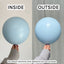 Kalisan 18” Macaron Baby Blue (3ct)