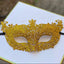 Antifaz Dorado con Brillo