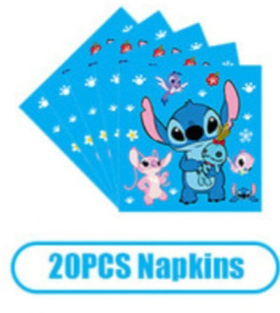 Stitch Birthday Decoration - Servilleta (x1u)
