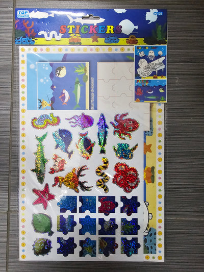 Topgrade Stickers Coloring Book