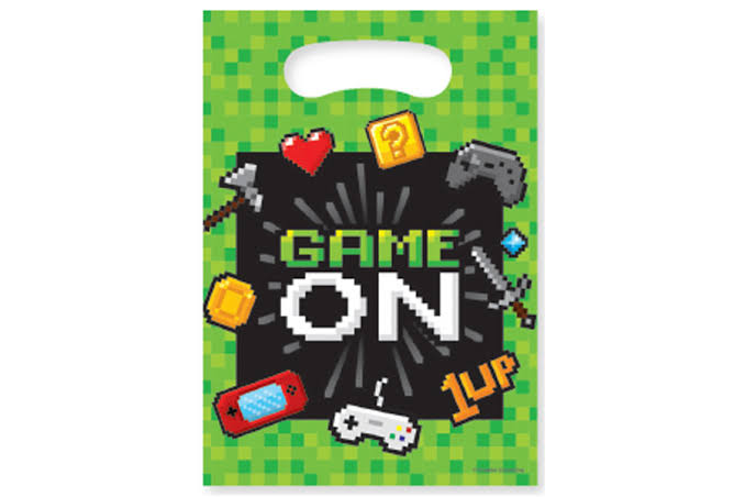 Gaming Party Loot Bags 8pcs