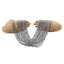 Silver Beads Necklaces 12pcs