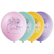 Princess Latex Balloons 12" 8pcs