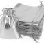 Organza Plata 5"x7" 6pcs