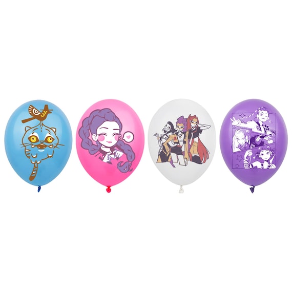 Kpop Demon Hunters Globos Latex 12" (x20u)