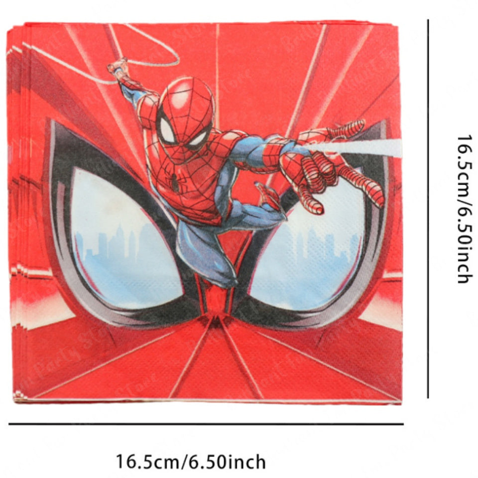 Spiderman Servilletas (x20u)