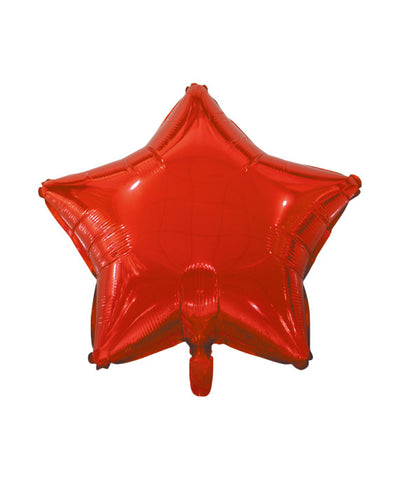 Star Red Foil Balloon 16"