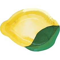 Summer Citrus Lemon Plate 9" 8pcs