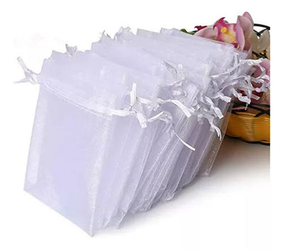Organza Blanca 3"x4" 12pcs
