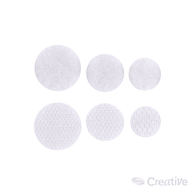 Velcro Adhesive 3 tamaños Blancos