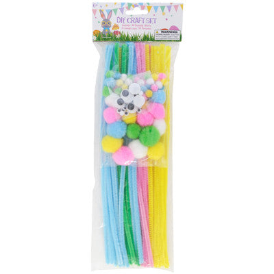 Easter Diy Craft Set Chenille Stems 36pcs