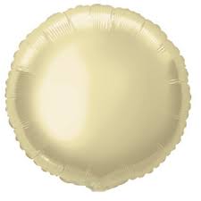 Solid Round Champagne Gold 18" Foil Balloon