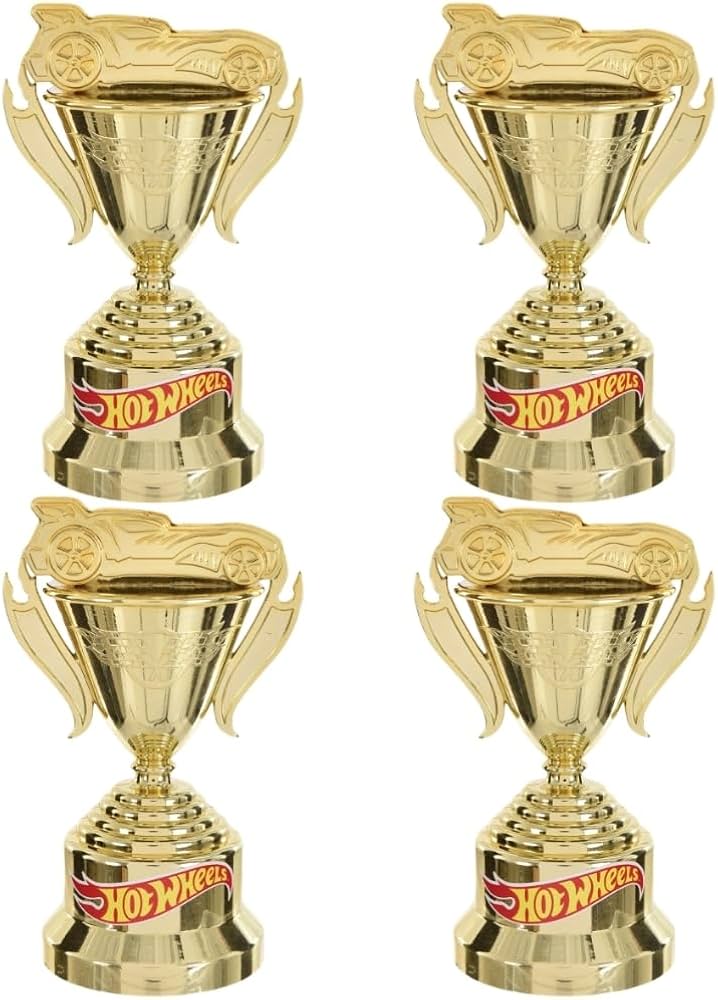 Hotweels Trophy Cups x 4pcs