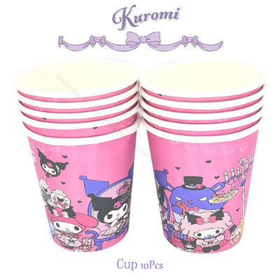 Kuromi Birthday Decoration - Vaso (x10u)