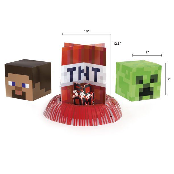Minecraft Table Decorations Kit