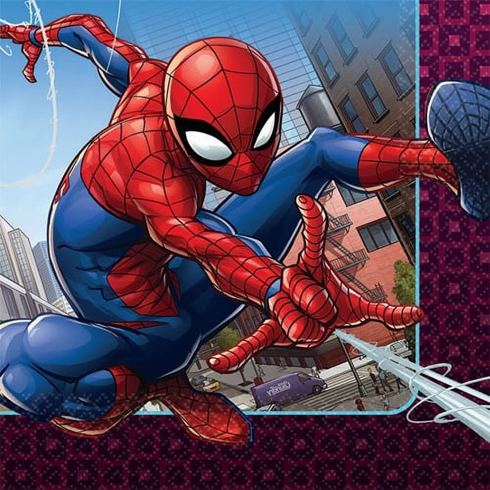 Spiderman Webbed Wonder Luncheon Napkins