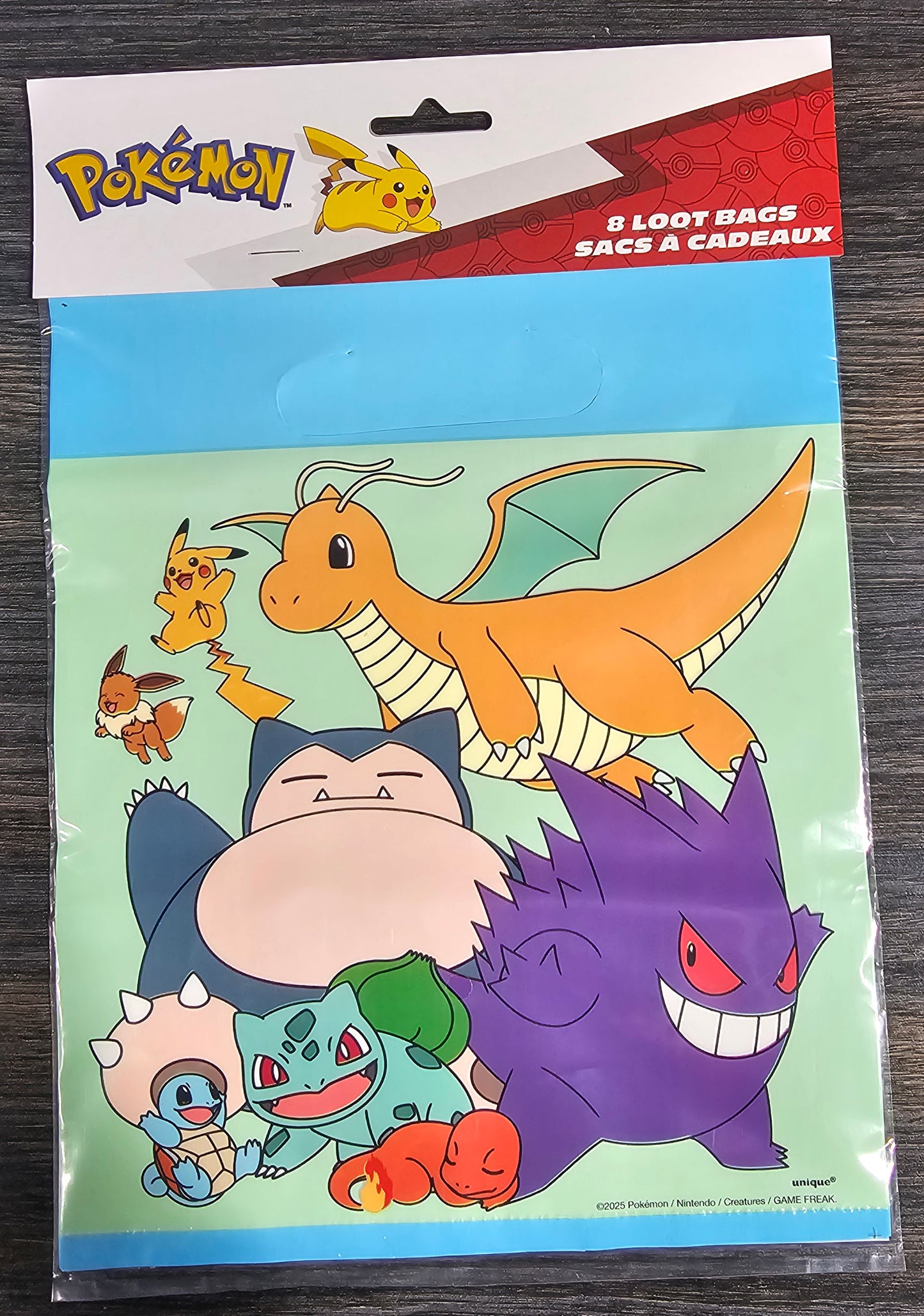 Pokémon Loot Bags 8pcs