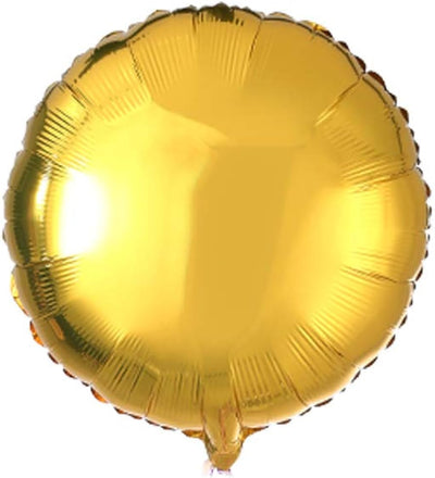 Solid Round Gold 18" Foil Balloon