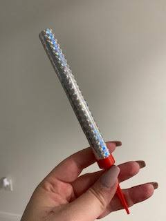 Party Candles Celebration Silver 4pcs