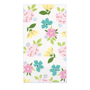 Spring Floral Guest Napkins 16pcs
