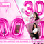 Number #9 Supershape Balloon 34" Hot Pink