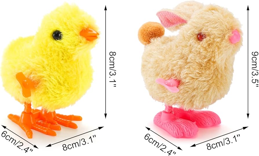 Wind Up Hopping Bunny/Chick 1pcs